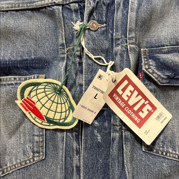 NWT Levi’s Vintage Clothing 1953 Type II Trucker Jacket - LVC 507XX - Large - Picture 3 of 11